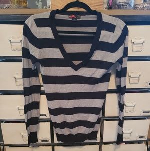 F21 Lightweight Striped Sweater